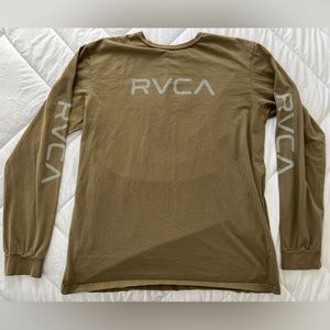 MENS LONG SLEEVE RVCA SHIRT